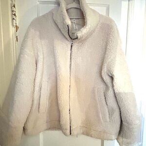 Lululemon Athletica Off-White Teddy Jacket